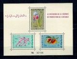 Afganistan 1962 - Sport si flora, fructe, bloc neuzat
