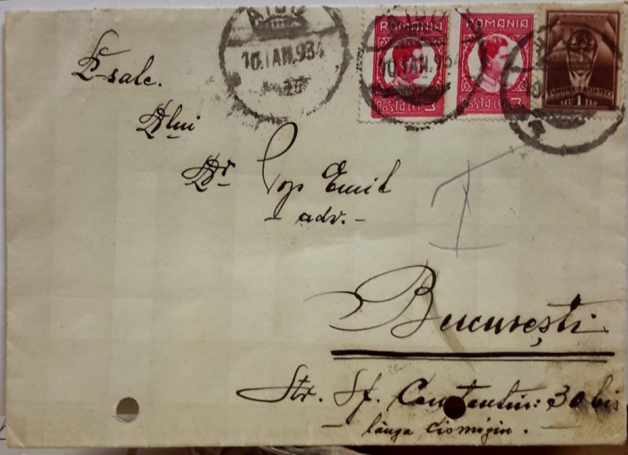 MANUSCRIS Autograf: CONSTANTIN PAVEL, cu o poezie despre Cătănie, din 1935