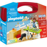 Set portabil - in vizita la veterinar, Playmobil