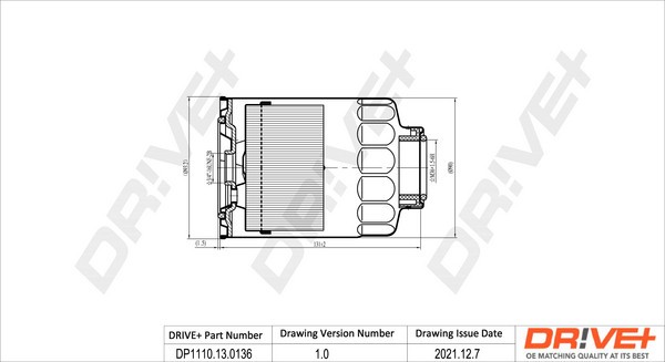 Dr!ve+ DP1110.13.0136 filtru combustibil