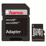 Card de memorie Hama MicroSDHC, 32GB, Class 10, Adaptor, 32 GB