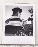 Bnk foto castelul de la Bran si Biserica de lemn - anii `30, Alb-Negru, Romania 1900 - 1950, Cladiri