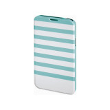 Husa Booklet Stripes Samsung Galaxy S5 Hama, Verde/Alb, Cu clapeta, Vinyl