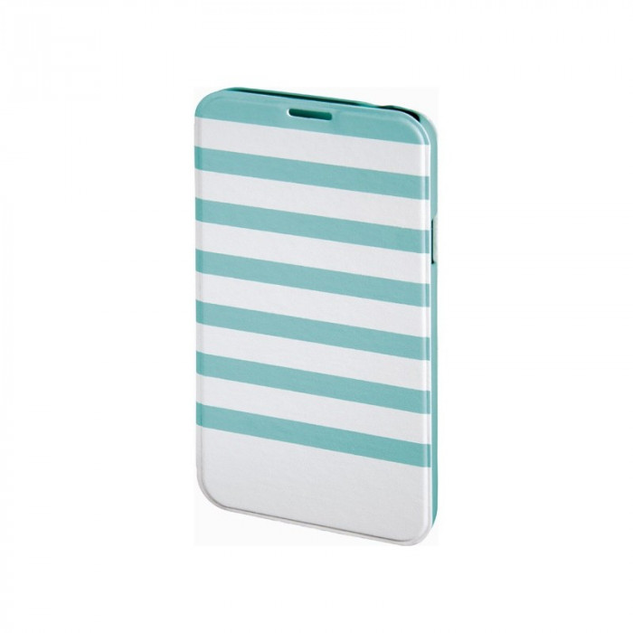 Husa Booklet Stripes Samsung Galaxy S5 Hama, Verde/Alb