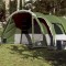 vidaXL Cort de familie tunel pentru 8 persoane, verde, impermeabil 94734