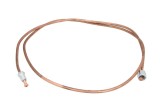 Conducta frana cupru cu niplu diametru 4,75 mm, filet 2 interior/filet 1 exterior, Grosime perete 0,9 mm, filet M10x1/M10x1, lungime 1250 mm
