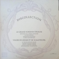 Disc vinil, LP. Le Grand Johann Strauss. Valses De Lehar Et De Waldteufel-Johann Strauss Jr., Franz Lehar, Emil