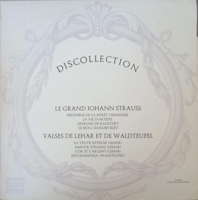 Disc vinil, LP. Le Grand Johann Strauss. Valses De Lehar Et De Waldteufel-Johann Strauss Jr., Franz Lehar, Emil foto