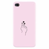 Husa silicon pentru Apple Iphone 4 / 4S, Simple Love