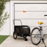 Cumpara ieftin Gossi remorca bicicleta animale companie, negru, textil oxford/fier