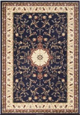 Covor Model Lotos 523-810, Marime 80 x 150 cm, Albastru, Inaltime Fir 8 mm, Antialergic, Polipropilena, Living, Dormitor, Sufragerie, Birou