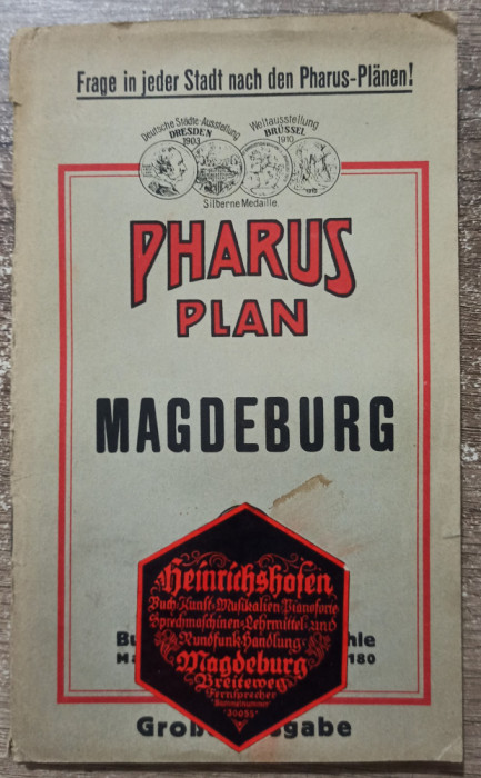 Pharus plan Magdeburg 1924
