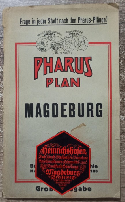 Pharus plan Magdeburg 1924