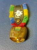 D10-Talanga mica Sfantul Gheorghe alama aurita.