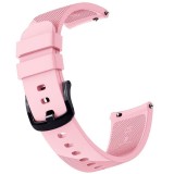 Curea silicon, compatibila Samsung Galaxy Watch3 40mm, telescoape Quick Release, Roz