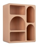 Cumpara ieftin Etajera mdf caramiziu 40x20x48 cm
