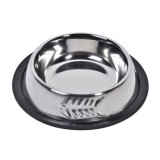 Castron Metalic Antiderapant pentru Animale, 250 ml, 14 cm, AKS290