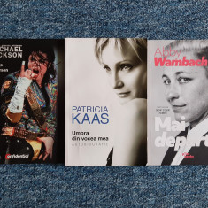 3 autobiografii/biografii (Michael Jackson, Patricia Kaas, Abby Wambach)