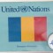 bnk cp Insigna ONU + carte postala ONU Romania