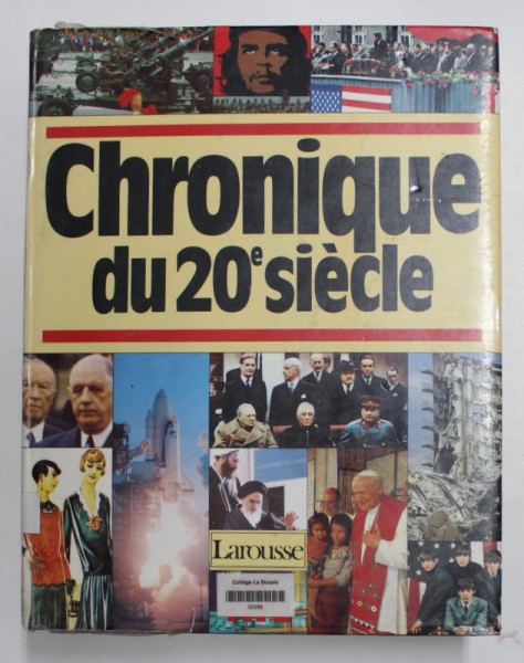 CHRONIQUE DU 20 e SIECLE , sous la direction de JACQUES LEGRAND , 1986