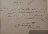 1928 Lot doc Const. Rosetti &rdquo;maestru de c&acirc;nt&rdquo; București Scoala de fete D1 muzica