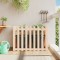 Gossi pat inaltat gradina design gard 100x50x70 cm lemn impregnat pin