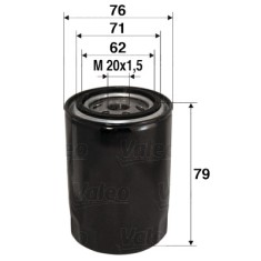 VALEO 586037 Filtru ulei