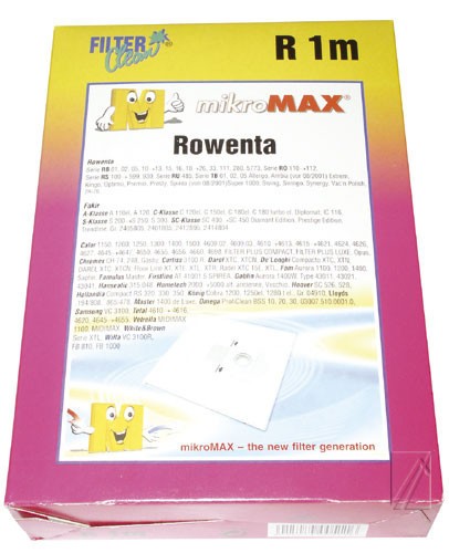 R1M SACI DE ASPIRATOR:4+1+1 FL0024-K Rowenta FILTERCLEAN