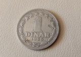 Iugoslavia - 1 Dinar (1965) monedă s058