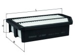 MAHLE LX 3537 Filtru aer