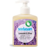 Sapun Lichid Bio Lavanda &amp; Masline Sodasan, 300ml, Ingrijire Delicata