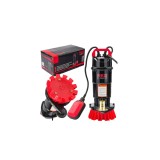 Pompa submersibila pentru apa curata si murdara cu plutitor, 1&quot; capacitate 8000 l/h, Red Technic