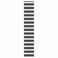 vidaXL Jaluzea tip zebra neagră lățime țesătură 35,9 cm poliester