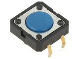 Micro&icirc;ntrerupător TACT SPST-NO 0,05A 24VDC THT