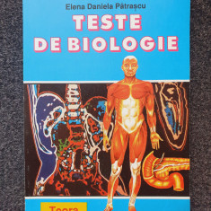 TESTE DE BIOLOGIE - Elena Daniela Patrascu