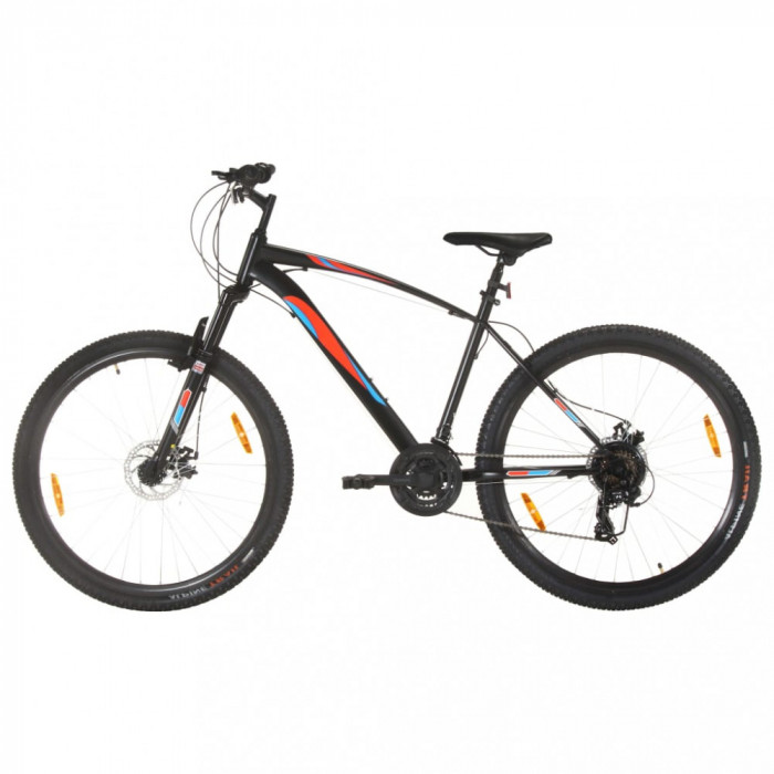 Bicicleta montana 21 viteze, roata 29 inci, cadru negru, 48 cm GartenMobel Dekor