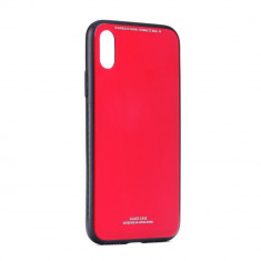 Carcasa Forcell Glass iPhone X/Xs Red foto