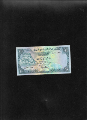 Yemen 10 rials 1983 unc foto