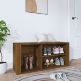 vidaXL Pantofar, stejar maro, 100x35x45 cm, lemn compozit