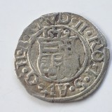 Ungaria 1 Denar 1579 KB Argint Rudolf II - Moneda Veche