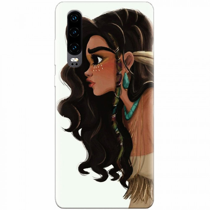 Husa silicon pentru Huawei P30, Indian Girl