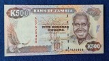 500 Kwacha nedatata - Bancnota veche Africa - Zambia - stare foarte buna UNC