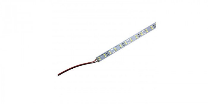 Banda led HARD STRIP led dublu 2835 alb rece, aluminiu, 144LED m, alimentare 12V