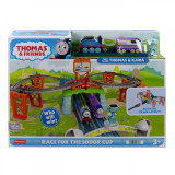 Thomas set de joaca motorizat cursa sodor, Mattel