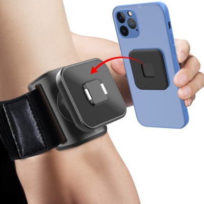Husa de Telefon pentru Alergare, max 6.8 - Techsuit (TSA2) - Black foto