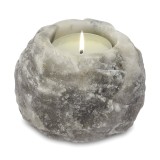Suport de lumanare din sare de himalaya gri - 600 - 800 gr