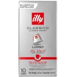 Cafea capsule, Illy Lungo Classico, compatibile Nespresso, 10 buc, 57 g