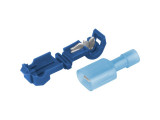 Cuple Rapide De Tip T, Albastre, 2,5-4,0 Mm Kw, 16-14 Awg, 15 A Max, 5 Buc. Carmotion 86539