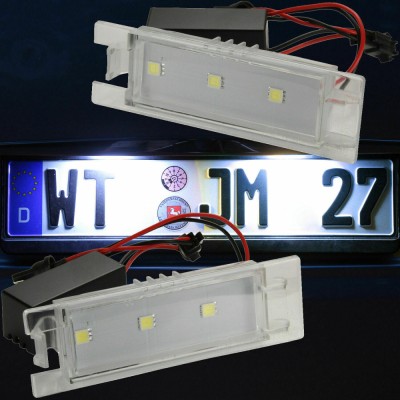 Lampi numar LED pentru Opel Astra H, J, K Hatchback, Adam, Ampera, Cascada, Corsa C,D,E, Insignia A, Vectra C, Zafira B, Meriva A,B, Tigra B foto