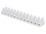 Regletă de conexiuni terminal 2,5mm2 albă